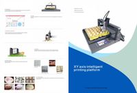 Plataforma de Impresión Inteligente XY Axis, Máquina de Codificación por Lotes con Tinta de Grado Alimenticio de 300 DPI para Granjas Avícolas
