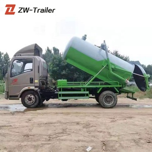 中古4x2ミニ真空下水吸引タンカー便吸引トラック - Product Image 2