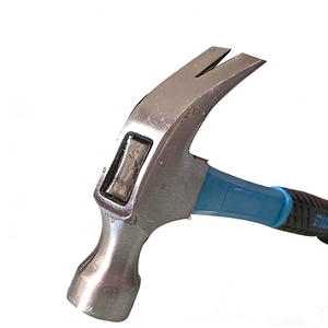 Marteau à griffes court de sécurité <span class=keywords><strong>en</strong></span> acier au carbone pour le travail du bois, avec manche <span class=keywords><strong>en</strong></span> plastique de type pneu - Product Image 2