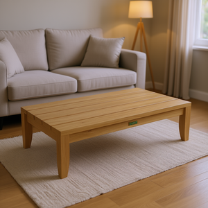 โต๊ะกาแฟทรงสี่เหลี่ยมโคโรนาโดไม้สไตล์โมเดิร์นร่วมสมัยเฟอร์นิเจอร์ห้องนั่งเล่นตกแต่งบ้านที่ทนทาน - Product Image 2