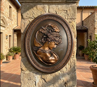 Figurine en bronze personnalisée avec un design en relief classique, moulage 3D, service de montage sur site mondial