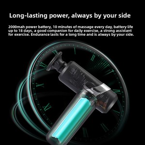 Pistola de Masaje Fascial Frío/Calor con Conversión de Frecuencia, Motor sin Escobillas, 5 Cabezales de Masaje, 3000 Velocidades Ajustables para Músculos - Product Image 3