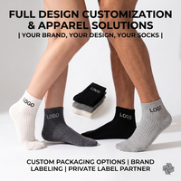 Chaussettes de sport basses en coton et élasthanne avec logo personnalisé, respirantes et amortissantes, pour hommes et femmes, vente en gros