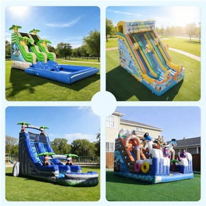 Tobogán Acuático Inflable, <span class=keywords><strong>Casa</strong></span> de Brinco, Tobogán Infantil para Exteriores, Tobogán Acuático de Gran Venta para <span class=keywords><strong>Piscina</strong></span> en <span class=keywords><strong>Alquiler</strong></span> - Product Image 5