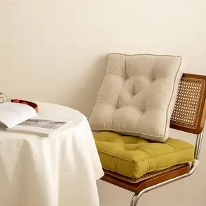 Innermor el yapımı özelleştirilebilir renk Tatami açık meditasyon kare Tatami oturma yastıkları pamuk keten doğa yastıklar