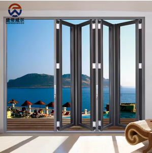<span class=keywords><strong>Porte</strong></span> <span class=keywords><strong>accordéon</strong></span> en aluminium robuste avec rails à haute capacité de charge pour ouvertures de <span class=keywords><strong>porte</strong></span> surdimensionnées - Product Image 4