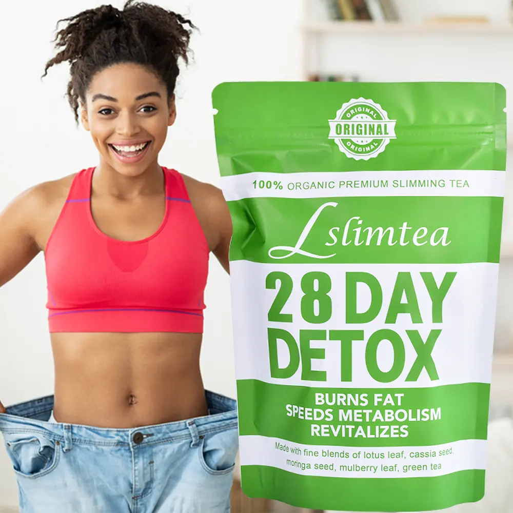 Body Detox Tea pérdida de peso 28 días té de desintoxicación Delgado té de barriga plana