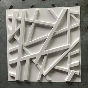 ZJ Wholesale Price Wall Art Decor White Design 3D Wall Covering Panels for Engineering <strong>Interior</strong> - Product Image 1