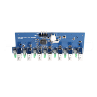HYTEPRO Micro Hub USB 2.0 de 7 Puertos con Alimentación, OTG, Montaje PCBA H15
