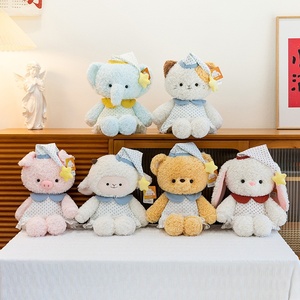Peluche Orsetto da Corsa, Giocattolo Confortevole, Bambola Morbida, Cuscino per Dormire e Abbracciare, Regalo di Compleanno Carino, Basso MOQ, Imbottitura in Cotone PP e Plastica - Product Image 1