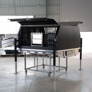 Custom Portable Heavy-Duty 4WD Modular Aerospace-Grade Lockable Aluminum Ute Canopy System <b>Waterproof</b> Outdoor <b>Storage</b> Tool <b>Box</b> - Product Image 3