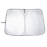 Pare-soleil de voiture avec visière en polyester 240T, design sportif, pare-soleil de pare-brise pour Tesla Model Y 3 S - Pare-soleil de fenêtre avant