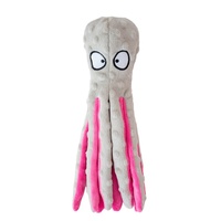 Nouveau jouet sonore en peluche coquille d'octopus pour animaux de compagnie, jouet de puzzle durable et résistant aux morsures avec effets sonores pour chats et chiens