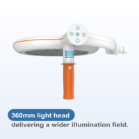 Lampe dentaire à température de couleur réglable avec capteur, caméra 1080P et système de moniteur pour clinique esthétique