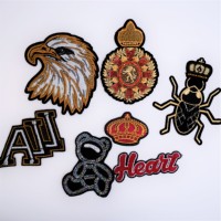 Patchs en broderie faits à la main, 50 pièces, Style ours à coudre, paillettes perlées scintillantes pour vêtements et chaussures