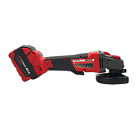Vente chaude 18V batterie sans fil de qualité industrielle/bricolage 21V 230M Type de commutateur à palette sans brosse 125mm disque meuleuse d'angle électrique
