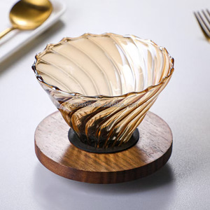 Ensemble de service à café nordique pour infusion, avec filtres <span class=keywords><strong>en</strong></span> bois de noyer et carafe <span class=keywords><strong>en</strong></span> <span class=keywords><strong>verre</strong></span> borosilicate de haute qualité, 500 ml, marron, écologique - Product Image 3