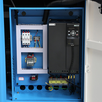 Petit compresseur d'air monophasé silencieux 220/230/240V 8 ~ 10 bar 4 kW 5.5 HP 360L/min PM VSD à vis rotative avec réservoir récepteur d'air