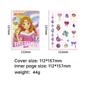 Personalizzabile temporaneo <span class=keywords><strong>tatuaggio</strong></span> adesivo libro Sexy e alla moda avventura Gem & disegni di gioielli per arte audace del viso fatto di carta - Product Image 2