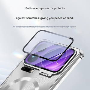 Funda Magnética para Teléfono con Diseño de CD Electrochapado para Xiaomi 17 Pro Max 17 Ultra con Soporte para Lente y Protección Antigolpes - Product Image 3