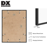 Bingkai Foto Kayu DX Designs 8x10 Inch Multi Warna, Bingkai Foto Gantung Dinding & Bingkai Poster untuk Dekorasi Dinding Rumah