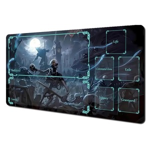 Tapis de souris cool sur le thème de la fantaisie pour MTG TCG Gamming Playmat Game Play Mat <span class=keywords><strong>Duel</strong></span> Pads Beginner Card Battles Commander Gaming Deskpad - Product Image 1
