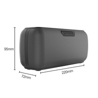 IPX5 Speaker nirkabel portabel, 50W daya tinggi TWS 3D baterai 5200mAh waktu putar lebih lama tahan air luar ruangan Speaker portabel