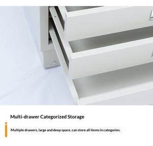 خزانة تخزين للرسومات بتصميم عصري، خزانة ملفات للمنزل والمكتب وورشة العمل والمدرسة - Product Image 5