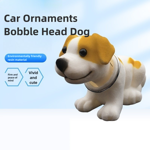 Alta simulación cabeza móvil perro Bobble cabeza tablero juguete divertido asintiendo perro <span class=keywords><strong>coche</strong></span> regalos para decoración y decoración de oficina - Product Image 6