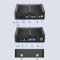 Mini PC Industrial Intel N5095 N2840 J1900, Doble Ethernet, Doble Puerto Serie, Bajo Consumo, DDR3, SSD, Windows 10, Computadora de Escritorio