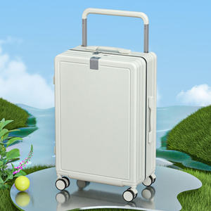 Porte-gobelet de <span class=keywords><strong>voyage</strong></span> multifonctionnel personnalisé, bagages à roulettes larges, bagages à coque rigide avec chargeur USB - Product Image 3