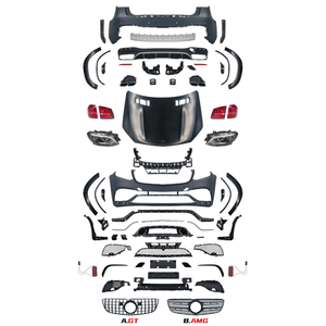 Nouvelle tendance modifiée 19 nouveaux modèles GLS63 Surround AMG pare-chocs avant et arrière W166 phares pour <span class=keywords><strong>Mercedes</strong></span> Benz GL350 450w164 - Product Image 1