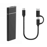 Boîtier SSD mobile USB 3.1 PCIe SATA Type-C vers M.2 NVMe & NGFF