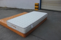 Matelas orthopédique à ressorts ensachés compressé, durable, respirant, écologique, avec mousse rafraîchissante massante, doux et confortable, taille King Size pour