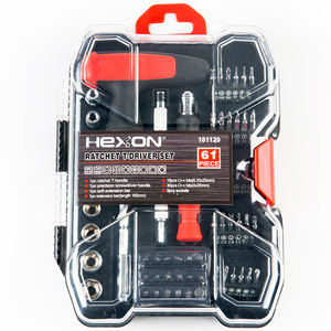 61 шт. многофункциональный набор ручных инструментов для домашнего хозяйства, Т-образная ручка, отвертка, Набор насадок - Product Image 5