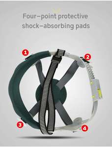 Le matériau ABS du <span class=keywords><strong>casque</strong></span> de sécurité Mesangan convient aux chantiers de construction et offre une sécurité fiable. <span class=keywords><strong>MSA</strong></span> - Product Image 5
