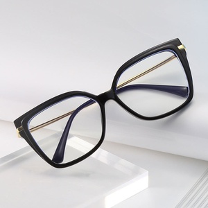 Nouvelles Lunettes Anti-Lumière Bleue Tendance 2025 – Monture Large Style Européen et Américain, Forme Œil <span class=keywords><strong>de</strong></span> Chat, Personnalité Féminine - Product Image 3