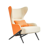 Neues Design Leder-Freizeit-Loungesessel Verstellbarer Relaxsessel Luxus-Sofa Loungesessel