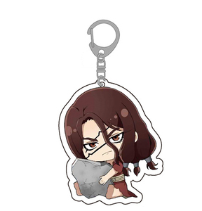 Porte-clés en acrylique <span class=keywords><strong>Dr</strong></span>.<span class=keywords><strong>STONE</strong></span> TV <span class=keywords><strong>Anime</strong></span> Toy Senku Ishigami Gen Asagiri Ryusui Nanami Soyuz Kirisame Homura Momiji, pendentif de sac, cadeau - Product Image 3