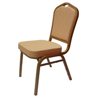 Chaise de banquet de luxe pour hôtel, en acier empilable, spécifications de l'empilage, chrome moderne, utilisée