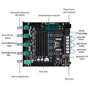 ZK-TB21 <span class=keywords><strong>2</strong></span>.1 Kênh Cho Công Suất Kỹ Thuật Số Khuếch Đại Hội Đồng Quản Trị Cao Âm Thấp Loa Siêu Trầm Tpa3116d2 Gốc Chip Âm Thanh/Video - Product Image 4
