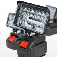 Projecteur LED multifonctionnel rechargeable par USB, lithium, IP65, lumière de travail, éclairage d'urgence, 6000K lumière du jour, dimmable, CRI 80, garantie 1 an