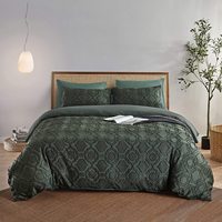 Produit de vente chaude Offre Spéciale toutes les tailles utilisent un ensemble de housse de couette tuftée à usage domestique ensembles de literie chics