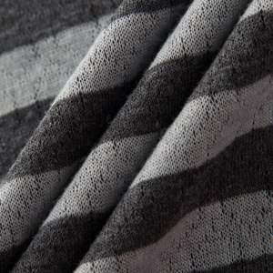 Solarwool yüksek kalite özel toptan baskı çizgili çift taraflı örme merinos yün kumaş - Product Image 4