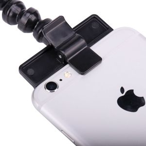 Pet Selfie Stick Phone Clip With Bone Toy For Dogs And Cats Mobile Phone Holder Black And White Plastic 50g - Product Image 3
