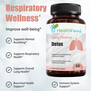 Fast Shipping Adults Lung Detox Cleanse Capsules for Respiratory Health Breathing Support Immunity Diet Natural Mullein Leaf - Product Image 5