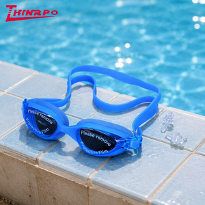Gafas de natación para niños, antivaho, protección UV, impermeables, de <span class=keywords><strong>silicona</strong></span>, con <span class=keywords><strong>tapones</strong></span> para los oídos, para deportes acuáticos en <span class=keywords><strong>piscina</strong></span> - Product Image 1