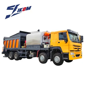 IKOM-máquina selladora de chips sincrónico, distribuidor de aspas de carretera, camión