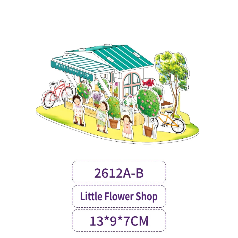 2612A-B Pequeña floristería