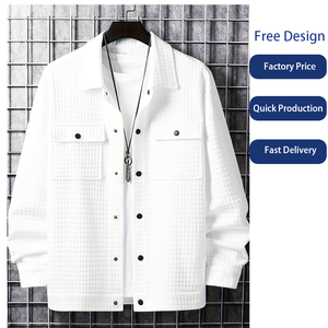 <span class=keywords><strong>Giacca</strong></span> <span class=keywords><strong>oversize</strong></span> a tracolla da uomo in tinta unita con risvolto a doppia tasca - Product Image 1